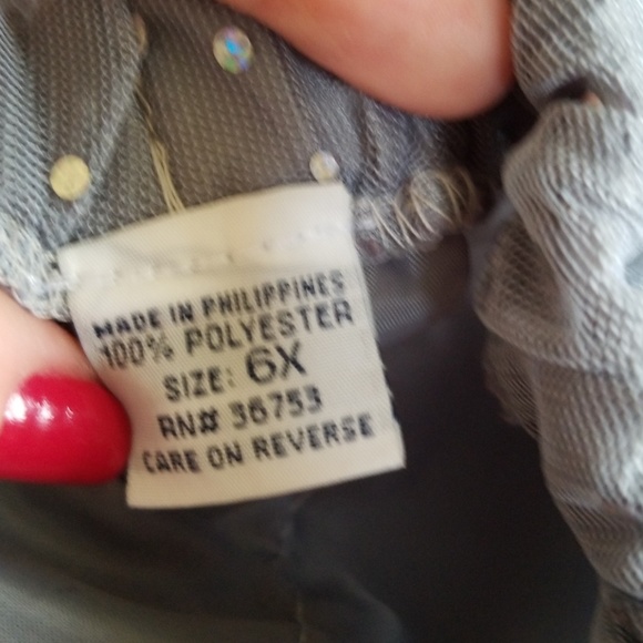 GRAY TUTU SKIRT - Picture 7 of 8